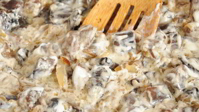 жюльен из лесных грибов