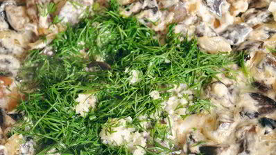 жюльен из лесных грибов