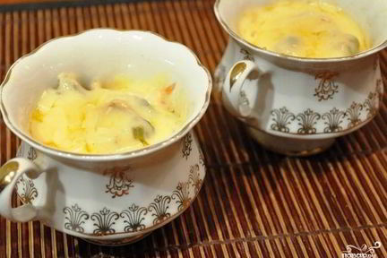 Жюльен из морепродуктов