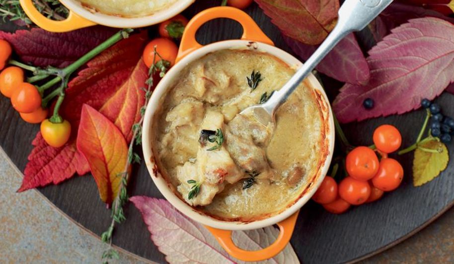 Рецепт жюльена из цесарки с шампиньонами