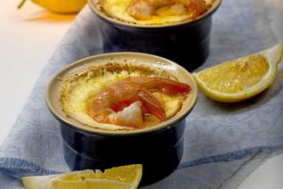 Жюльен с креветками