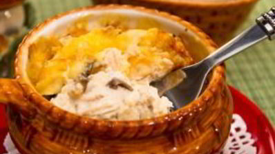 жюльен с курицей и грибами