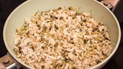 жюльен с курицей и грибами