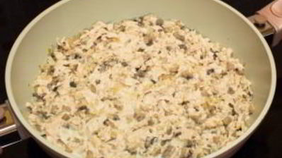 жюльен с курицей и грибами