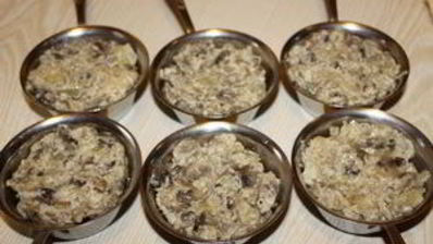 жюльен с курицей и шампиньонами