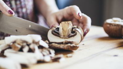 жюльен в хрустящей булочке