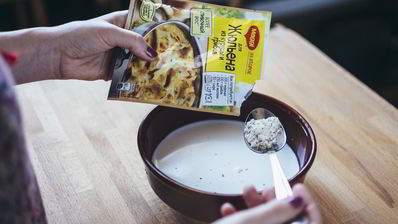 жюльен в хрустящей булочке