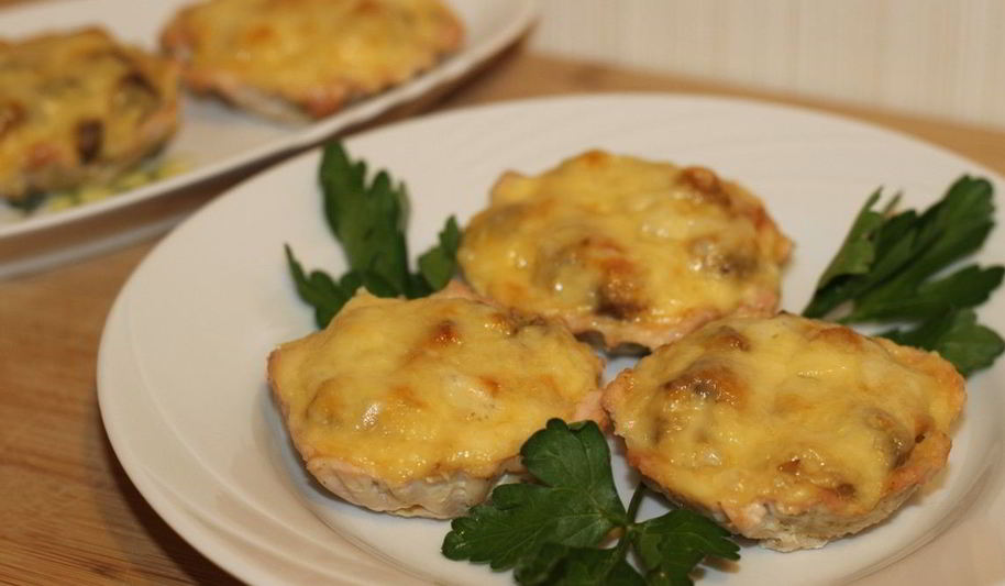 Рецепт жюльена в корзиночках из куриного филе